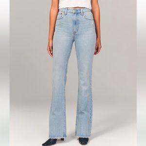Abercrombie Ultra High Rise Flare Jeans